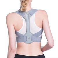Haltungskorrektur, verstellbare Rückenstütze für die Rückenstütze, orthopädischer Gürtel, Haltung, Physiotherapie, Orthese, für Männer und Frauen, verbessert den Brustumfang, lindert Schmerzen (S)
