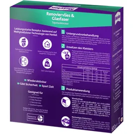 Metylan Renoviervlies & Glasfaser Tapetenkleister 500 g Transparent