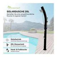Greenyard Solardusche schwarz 20 l