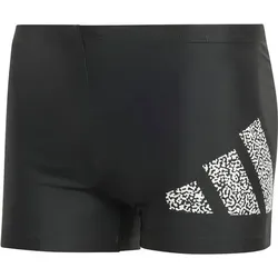 ADIDAS Badehose Branded, BLACK/WHITE, 5