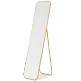HKliving - Messing Standspiegel, 42 x 175 cm