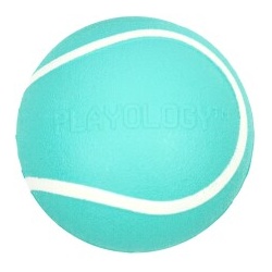 Playology Squeaky Chew Ball Peanut Butter Medium