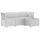 vidaXL 4-Sitzer Garten Sofa Rattan Look 0 x 0 x 0 cm Weiß