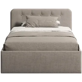 home collective Polsterbett 140 x 200 cm H2 Beige