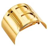 Balmain Hair Couture Gold Plated Clip Logo Haarschmuck