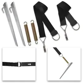 PRO PLUS Abspannset Schwarz