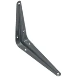 Bulk Hardware Regalträger, Londoner Stil, 200 x 150 mm, Grau, 20 Stück