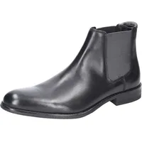 CLARKS Stiefelette CraftArlo Top Glattleder, Schwarz, Herren - Schwarz