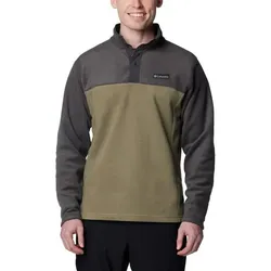 COLUMBIA Herren Unterjacke Steens Mountain Half, Stone Green, Shark, M