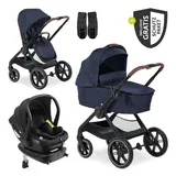 hauck 4in1 Kinderwagen-Set Walk N Care Trio Set Kinderwagen 3 in 1