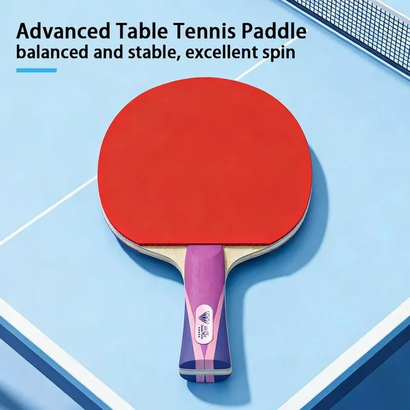 Double Fish Diamant-Serie 5-Sterne Trainings-Tischtennis-Schläger (Shakehand, Einzel-Schläger)