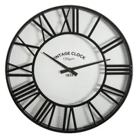 Atmosphera Créateur d'intérieur Wanduhr in schwarz | Gr.: onesize
