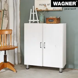 WAGNER Möbelbein/Systemrohr TENO - Ø 60 x 100 mm, individuell kombinierbar, Stahl verchromt, Tragkraft 50 kg - 12351701