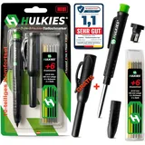3-in-1 Tieflochmarker – 10-teiliges Profi-Set: Zimmermannsbleistift, Tieflochsti