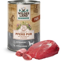 Wildes Land Adult Pferd PUR Hundenassfutter
