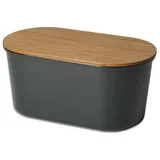 Echtwerk Brotbox “FRESH“, Melamin / Akazie, abnehmbarer Deckel, 37 x 17 cm