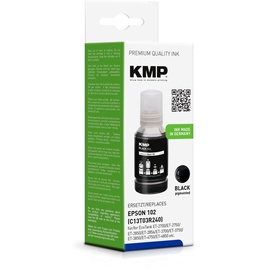 KMP Nachfülltinte für Epson 102 Black (C13T03R140)