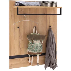 Landscape Garderobenpaneel Toledo 90 x 113 x 28 cm Braun