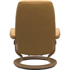 Stressless "Consul", (Set, Relaxsessel, mit Hocker, mit Hocker, mit Classic Base, Größe S, Gestell Eiche