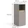 Vicco Midischrank Marelle 30 x 74,5 x 35 cm Grau