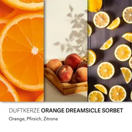 fragrance and style gmbh Orange Dreamsicle große Duftkerze 2 Docht orange
