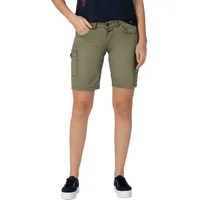 Timezone Damen Slim NaliTZ Cargo Short, Combat Green, 24W