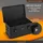 AluBox Alukiste 47 Liter Schwarz 59,5 x 39 x 29 cm