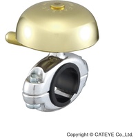 Cat Eye Cateye OH-2200 Yamabiko Fahrradklingel, Gold, One Size