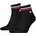 TH Uni TJ Quarter 2P Iconic Kurzsocken Paar Schwarz 39-42