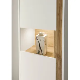 Home Affaire Wohnwand HOME AFFAIRE "City/Giron", weiß, B:340cm H:170cm T:45cm, Kastenmöbel-Sets, Wohnwand