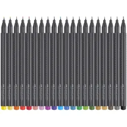 FABER-CASTELL GRIP - Fineliner - verschiedene Farben - wasserbasierte Tinte - 0.