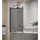 Badplaats Badewanne Austin Schwarz Grauglass 5mm mit Nanobeschichtung 110 x 140 cm