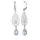 Elli Ohrhänger Mondstein Tropfen Ornament 925 Silber 698206-0 Weiß
