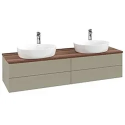 Villeroy & Boch Antao Waschtischunterschrank 1600x360x500mm L28052HK mit Beleuchtung FK/AP: HK/2