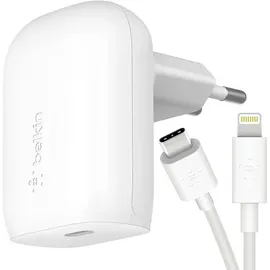 Belkin BOOST Charge USB-C 30W PD PPS 1m Light.Kab.WCA005vf1MWH-B5 - Weiß