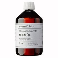 wesentlich. Neemöl kaltgepresst 500ml - 100% reines Öl (Melia Azadirachta)