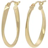 FIRETTI Creolen gedreht Gelbgold 585 18,5mm