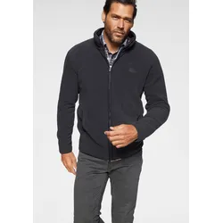 Fleecejacke, für die Übergangszeit, aus Fleece, casual Look, schnelltrocknend, Gr. 4XL (68/70), marine ((aus nachhaltigem Material)), , 46340019-4XL