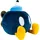 TOMY Mocchi-Mocchi Bob-Raupe 38 cm Blau