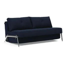 Schlafsofa INNOVATION LIVING TM "Cubed Klappsofa, hochwertige Schlaffunktion, Design und extra Komfort", blau, B:167cm H:78cm T:96cm, Sofas, Frontauszug, sehr platzsparend, abgewinkelt Sitzen, waagerecht liegen