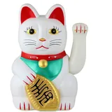 Freak Scene Superfreak Glückskatze - Maneki-Neko - Winkekatze - 25 cm - weiß