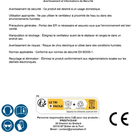 Tristar VE 5928 Tischventilator schwarz