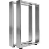 GGM Möbel U Bartisch Kufen 68 x 105 cm Weiß