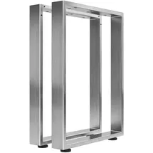 GGM Möbel U Bartisch Kufen 68 x 105 cm Weiß