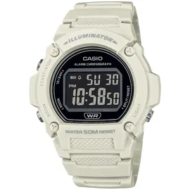 Casio Reloj Digital Unisex Resina 38 mm W-219HC-8BVDF