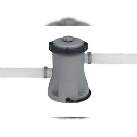 BESTWAY Steel Pro Max Frame Pool Set 305 x 76 cm lichtgrau inkl. Filterpumpe