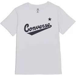 Converse  T-Shirt Scripted Wordmark Tee  in Weiss, EU S