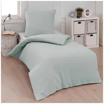 Traumschlaf Uni Musselin silber 135 x 200 cm + 80 x 80 cm