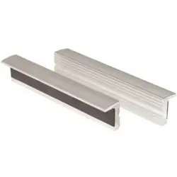 KS Tools Alu-Schraubstock-Schonbacken,Struktur,140mm