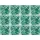 Queence Fliesenaufkleber Mosaik Muster 12er Set grün Sticker